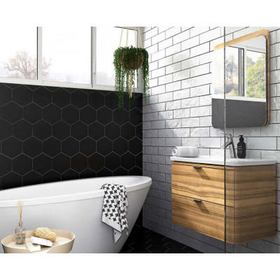Тумба с раковиной подвесная дерево 80см Vitra Nest Trendy 56147