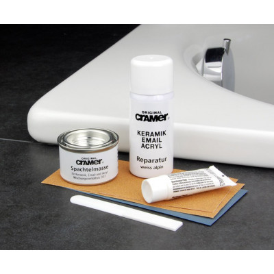 Ремонтный комплект эмали для ванн CRAMER ALPINE WHITE