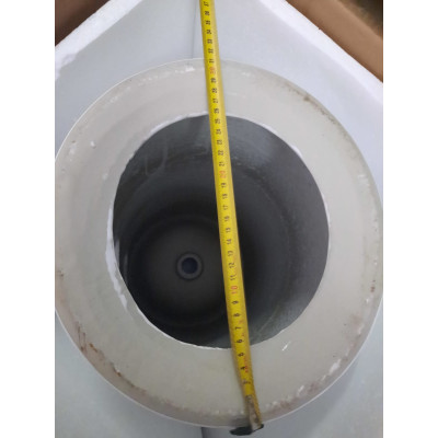 Напольная раковина белая 41x85см SantiLine SL-4012