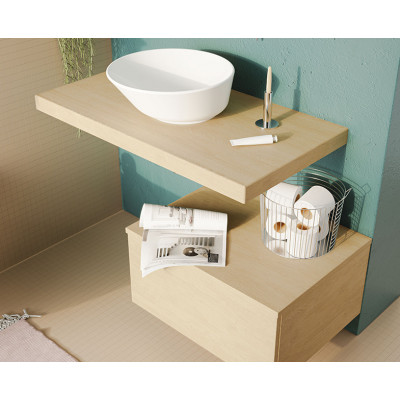 Тумба подвесная светлый дуб 60см Vitra Stand 66695