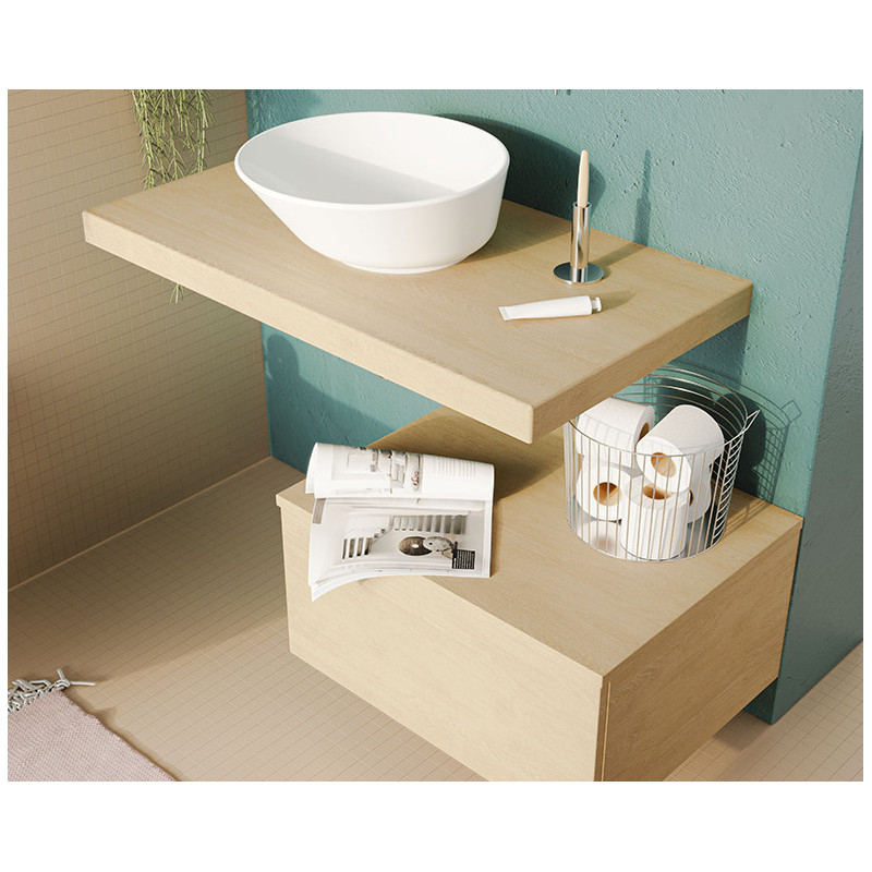 Тумба подвесная светлый дуб 60см Vitra Stand 66695