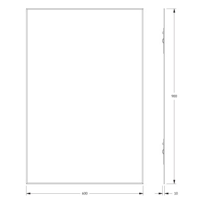 Зеркало с фацетом 60x90см Evoform Standard BY 0225