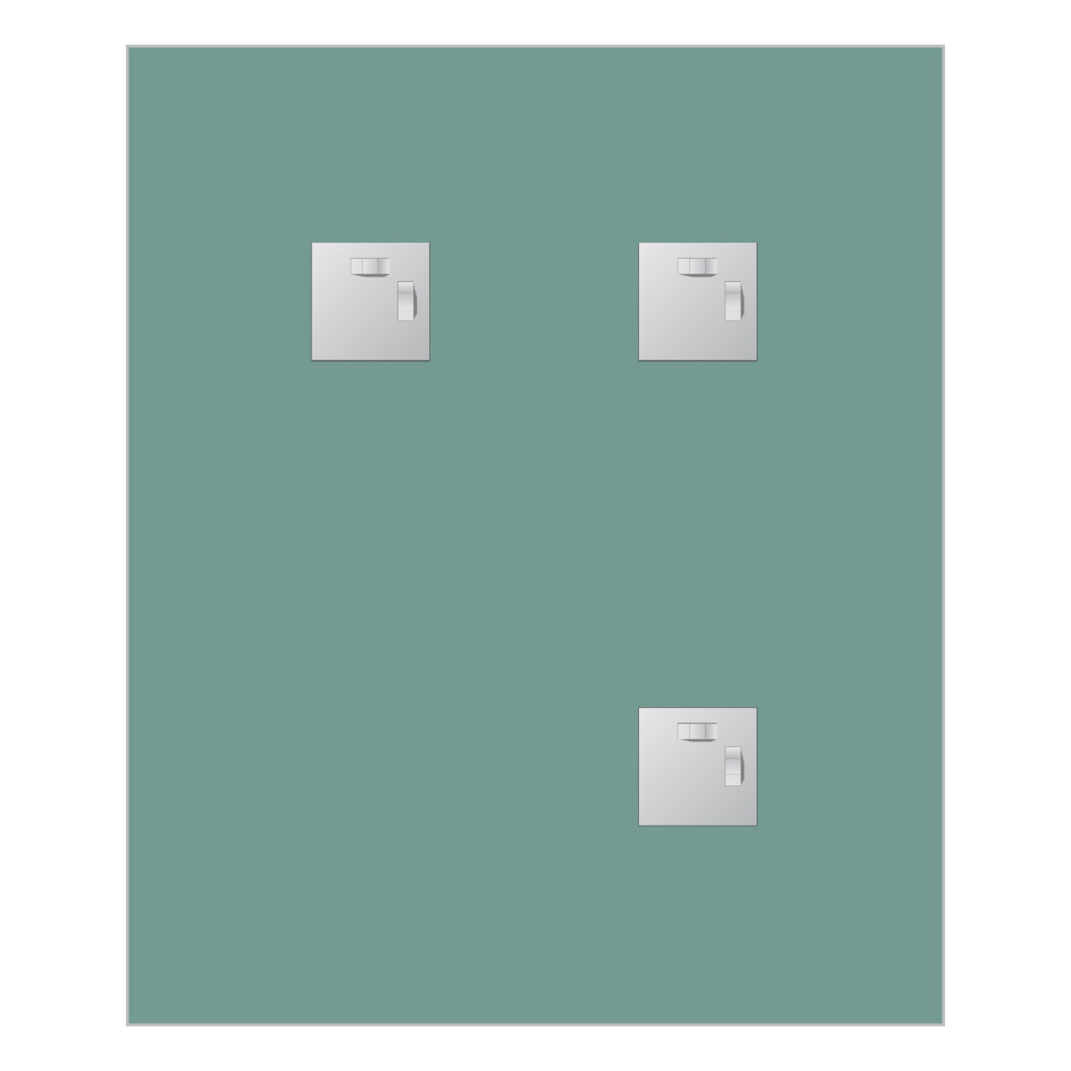 Зеркало с фацетом 5мм 50x60см Evoform Standard BY 0209
