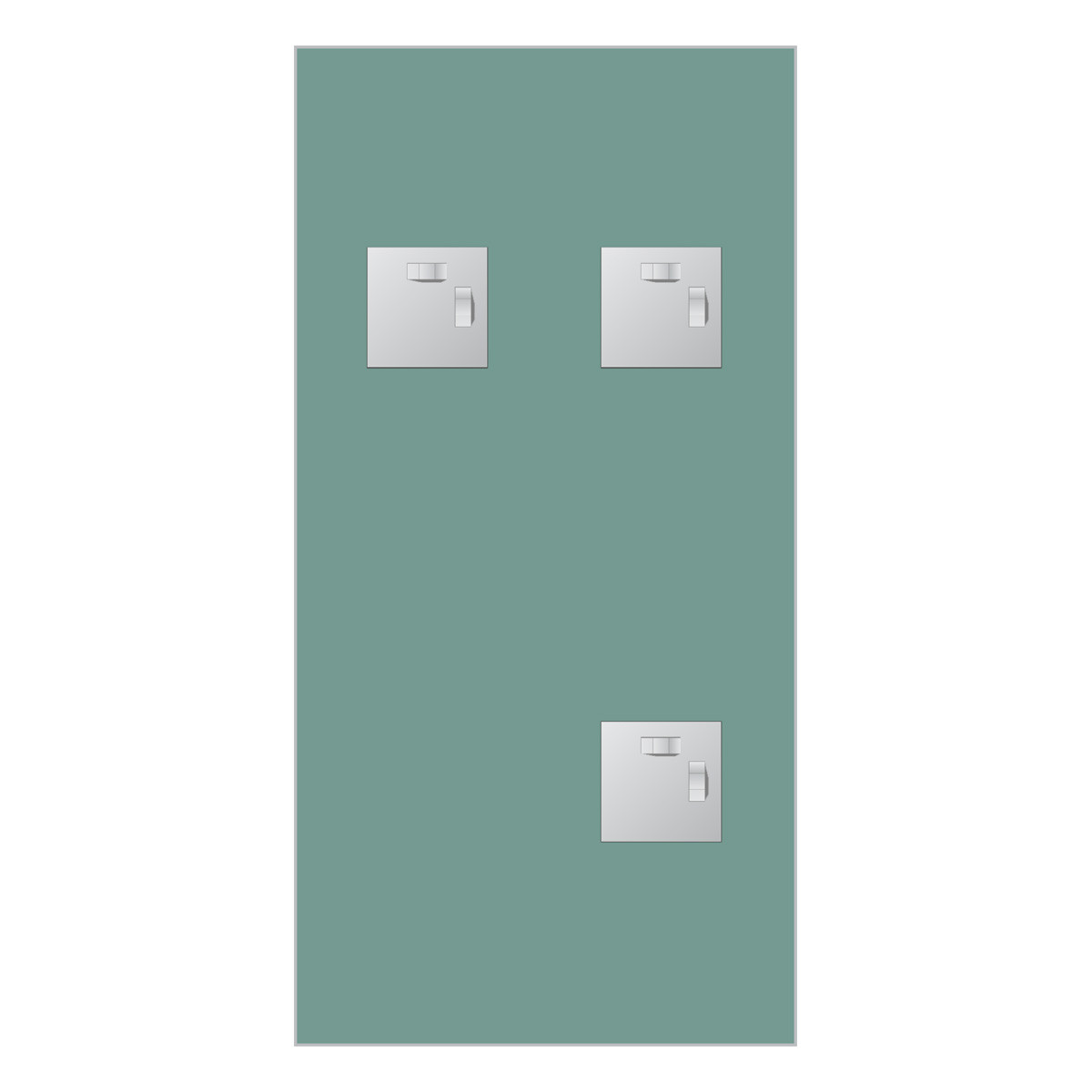 Зеркало с фацетом 15мм 60x100см Evoform Standard BY 0932