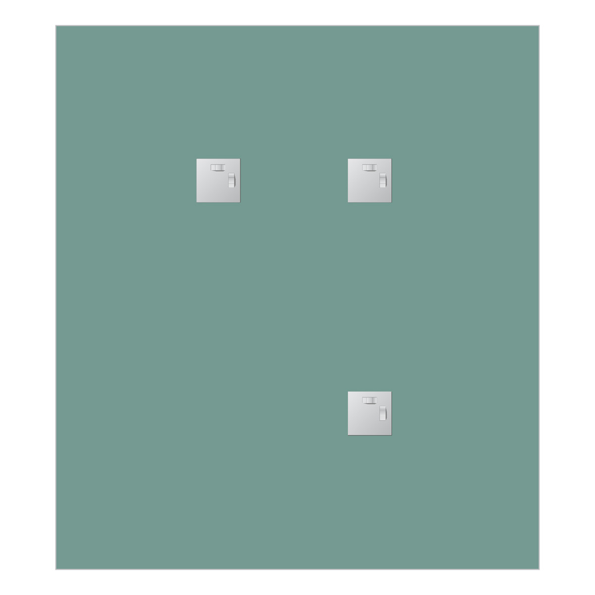 Зеркало с фацетом 15мм 80x90см Evoform Standard BY 0927