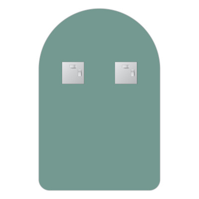 Зеркало со шлифованной кромкой 40x60см Evoform Primary BY 0002