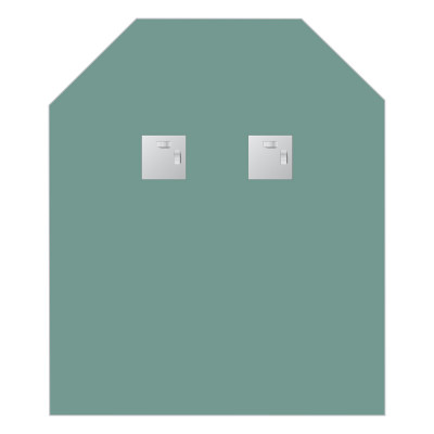 Зеркало со шлифованной кромкой 55x65см Evoform Primary BY 0067