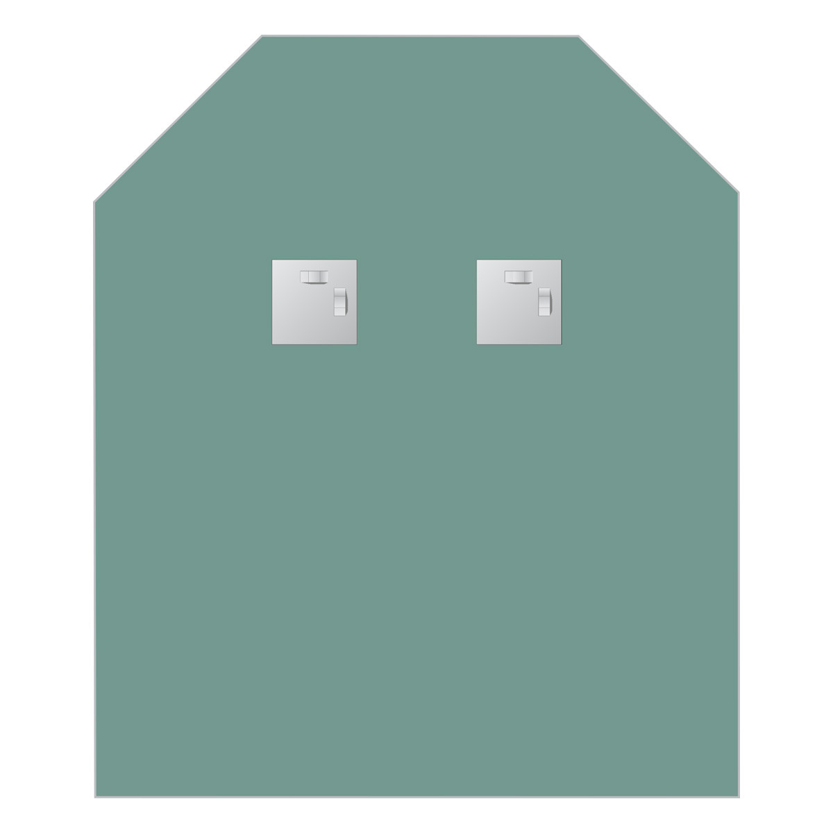 Зеркало со шлифованной кромкой 55x65см Evoform Primary BY 0067