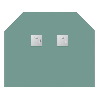 Зеркало со шлифованной кромкой 60x50см Evoform Primary BY 0068