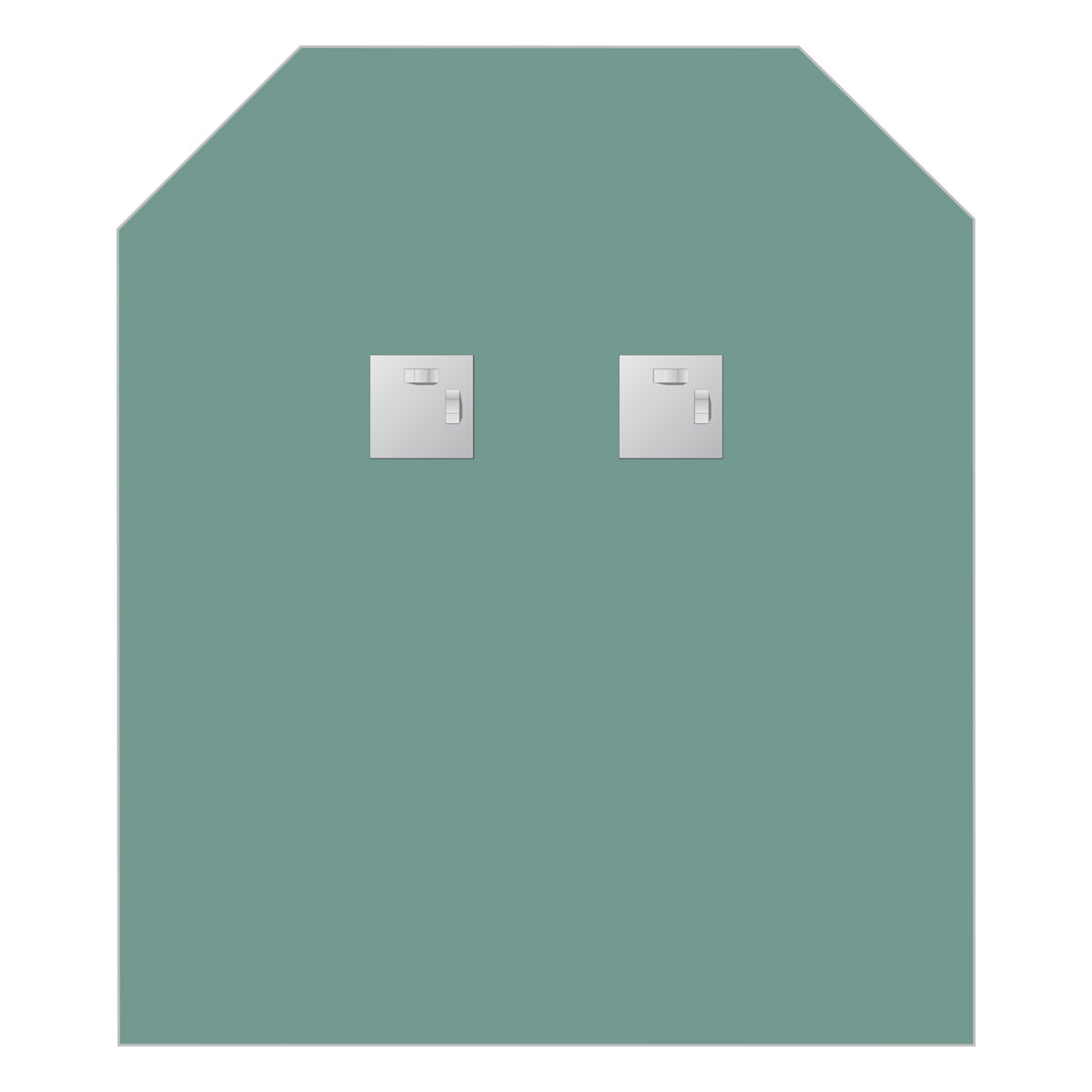 Зеркало со шлифованной кромкой 60x70см Evoform Primary BY 0069