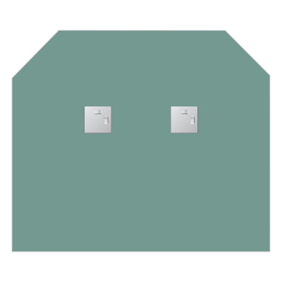 Зеркало со шлифованной кромкой 70x60см Evoform Primary BY 0070