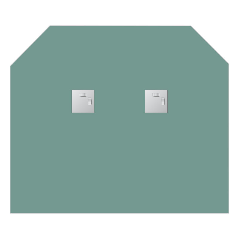 Зеркало со шлифованной кромкой 70x60см Evoform Primary BY 0070