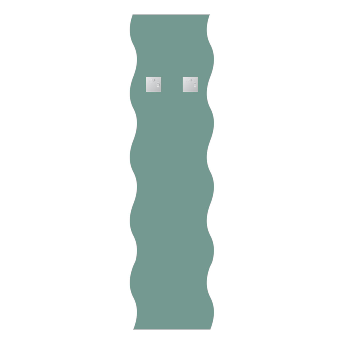 Зеркало со шлифованной кромкой 40x150см Evoform Primary BY 0108