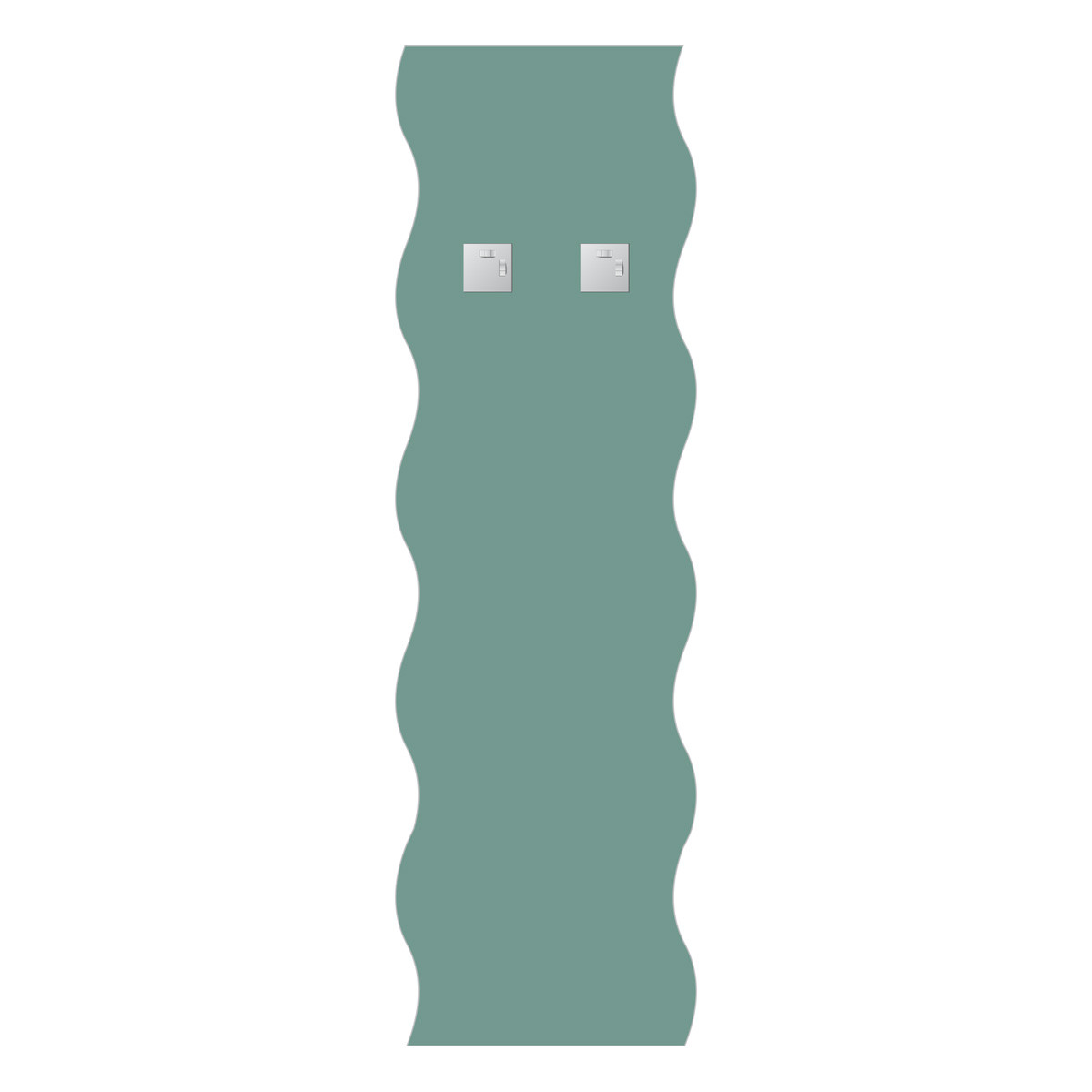 Зеркало со шлифованной кромкой 45x150см Evoform Primary BY 0109