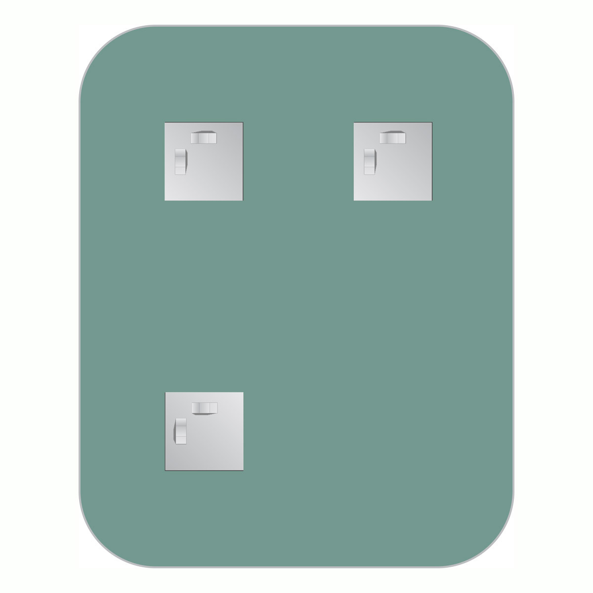 Зеркало со шлифованной кромкой 40x50см Evoform Primary BY 0124