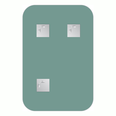 Зеркало со шлифованной кромкой 40x60см Evoform Primary BY 0125