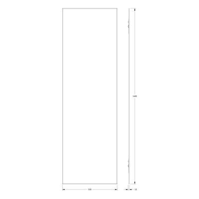 Зеркало с фацетом 5мм 50x160см Evoform Standard BY 0255
