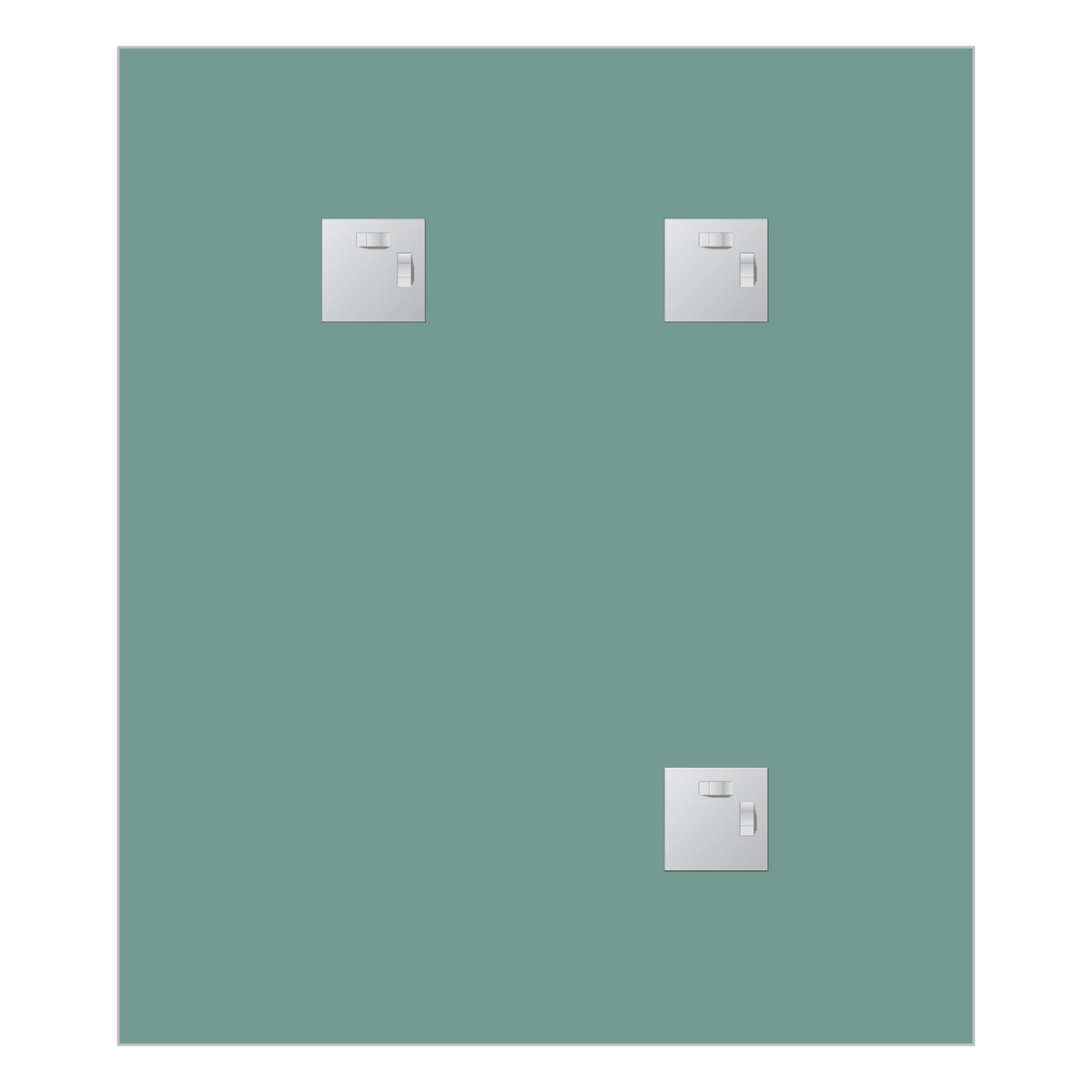 Зеркало с фацетом 15мм 60x70см Evoform Comfort BY 0914