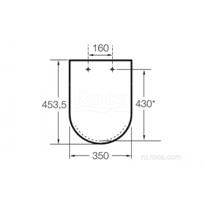 Унитаз подвесной ROCA Gap Rimless A34H47C000 с сиденьем Soft Close дюропласт