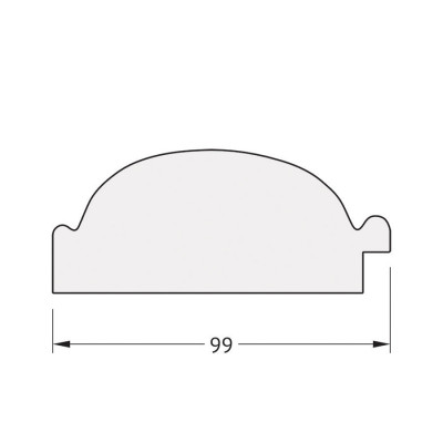 Зеркало в багетной раме - византия бронза 68х88см Evoform Octagon BY 7231