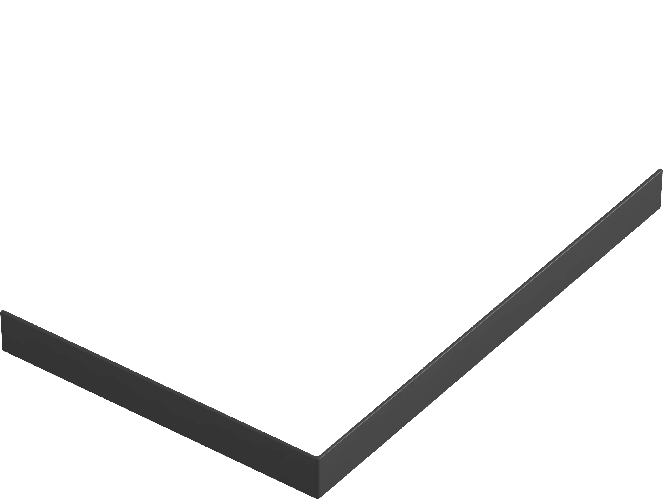Панель Good Door Essentia, Flow, Stella 1500*800 черный ЭЛ00213