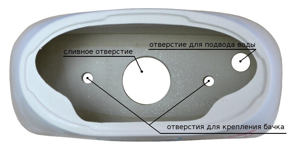 Бачок Santek Римини с крышкой 1WH110673