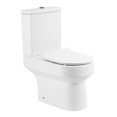 Сиденье быстросъемное, дюропласт, soft close, металлическое крепление Belbagno BB2111SC тонкое