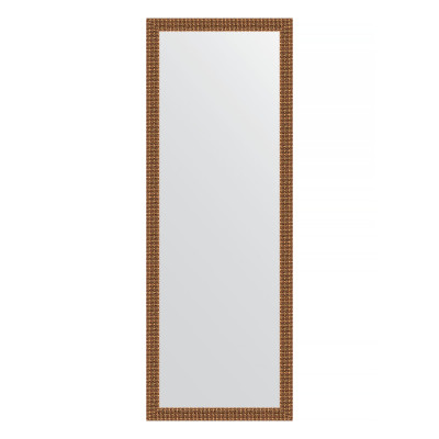 Зеркало в багетной раме - мозаика медь 52х142см Evoform Definite BY 3099