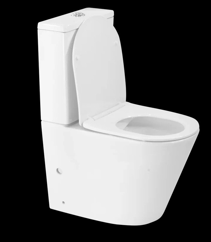 Унитаз-компакт, безободковый Circulo сиденье микролифт Selena C011WG