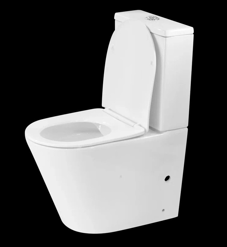 Унитаз-компакт, безободковый Circulo сиденье микролифт Selena C011WG