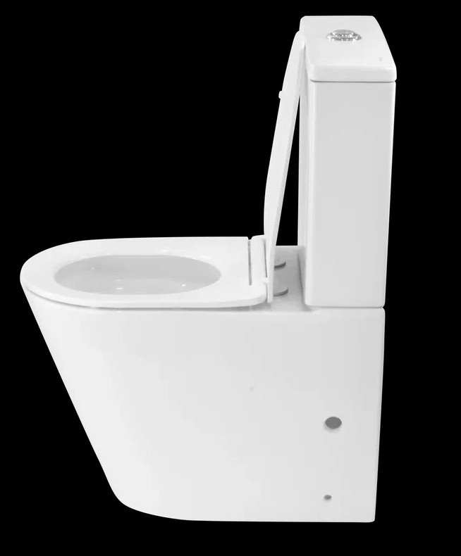 Унитаз-компакт, безободковый Circulo сиденье микролифт Selena C011WG