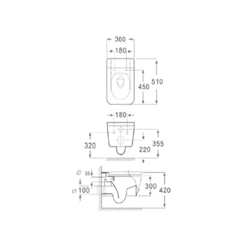 Комплект 4 в 1 Quadra Selena Q001WG/M71