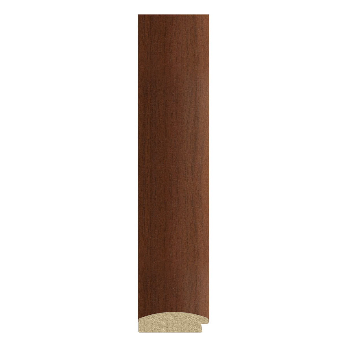 Зеркало в багетной раме - орех 67х67см Evoform Octagon BY 3992