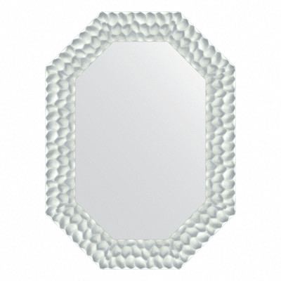 Зеркало в багетной раме - перламутровые дюны 56х76см Evoform Octagon BY 7301
