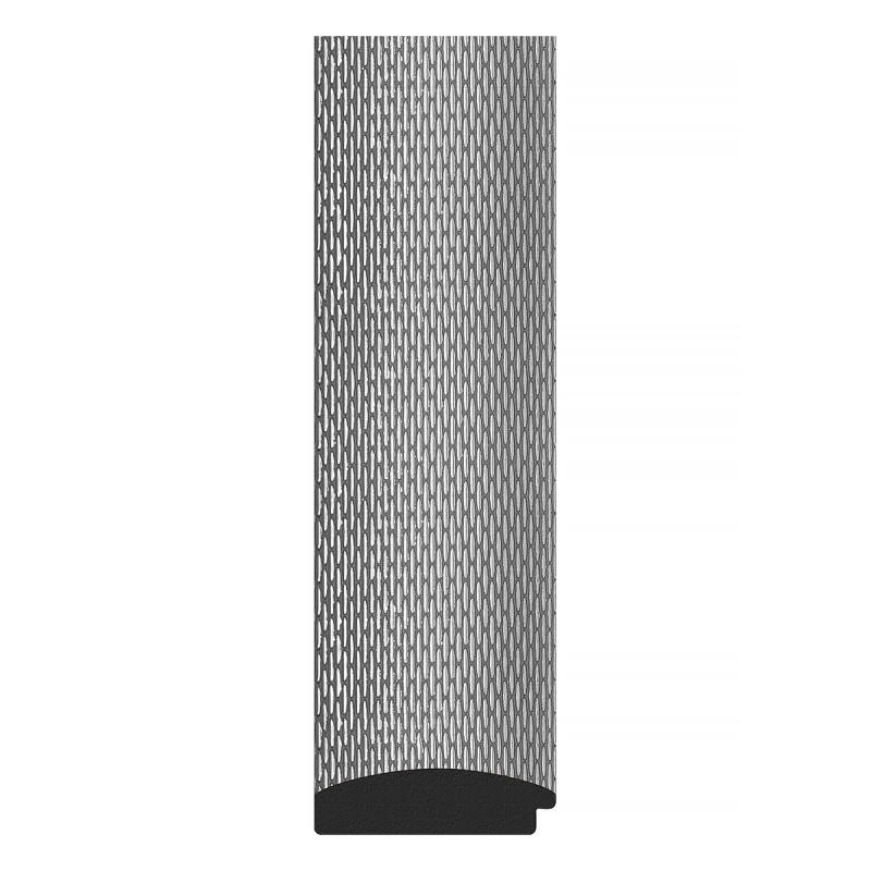 Зеркало в багетной раме - серебряная кольчуга 61х61см Evoform Octagon BY 7404