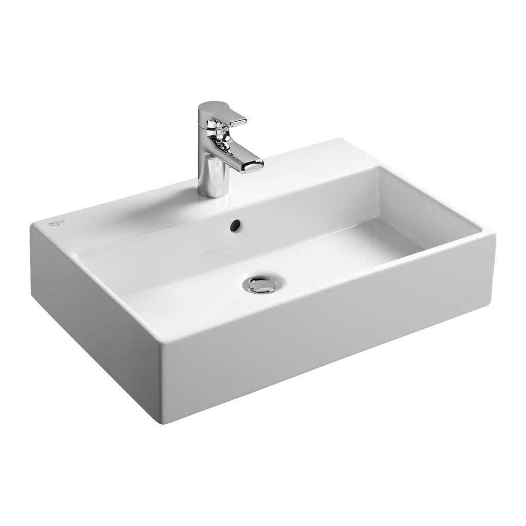 Умывальник 60х42см Ideal Standard Strada, отверстие под смеситель, с отверстием перелива, без крепежа, K077801