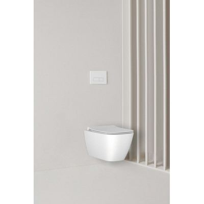 Подвесной безободковый унитаз Ideal Standard I.Life B, с технологией RimLS+, T461401