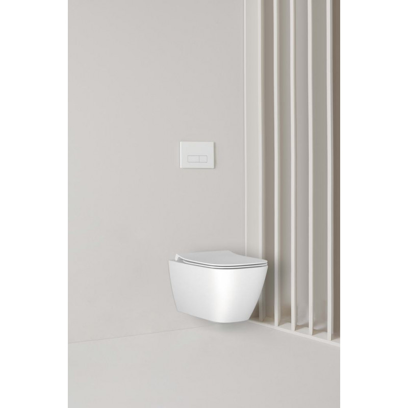 Подвесной безободковый унитаз Ideal Standard I.Life B, с технологией RimLS+, T461401