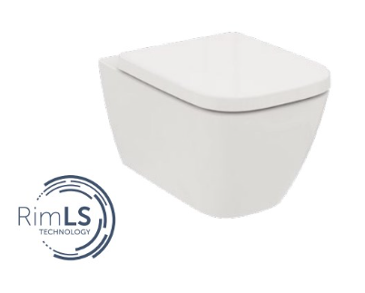 Подвесной безободковый унитаз Ideal Standard I.Life B, с технологией RimLS+, T461401