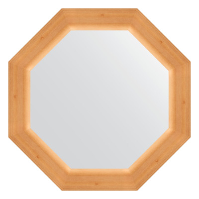 Зеркало в багетной раме - сосна 62х62см Evoform Octagon BY 3719