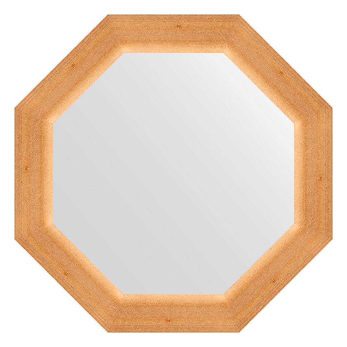 Зеркало в багетной раме - сосна 62х62см Evoform Octagon BY 3719
