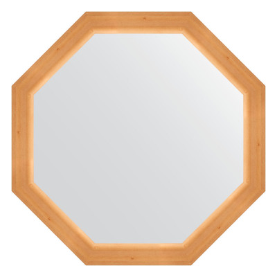 Зеркало в багетной раме - сосна 72х72см Evoform Octagon BY 3720