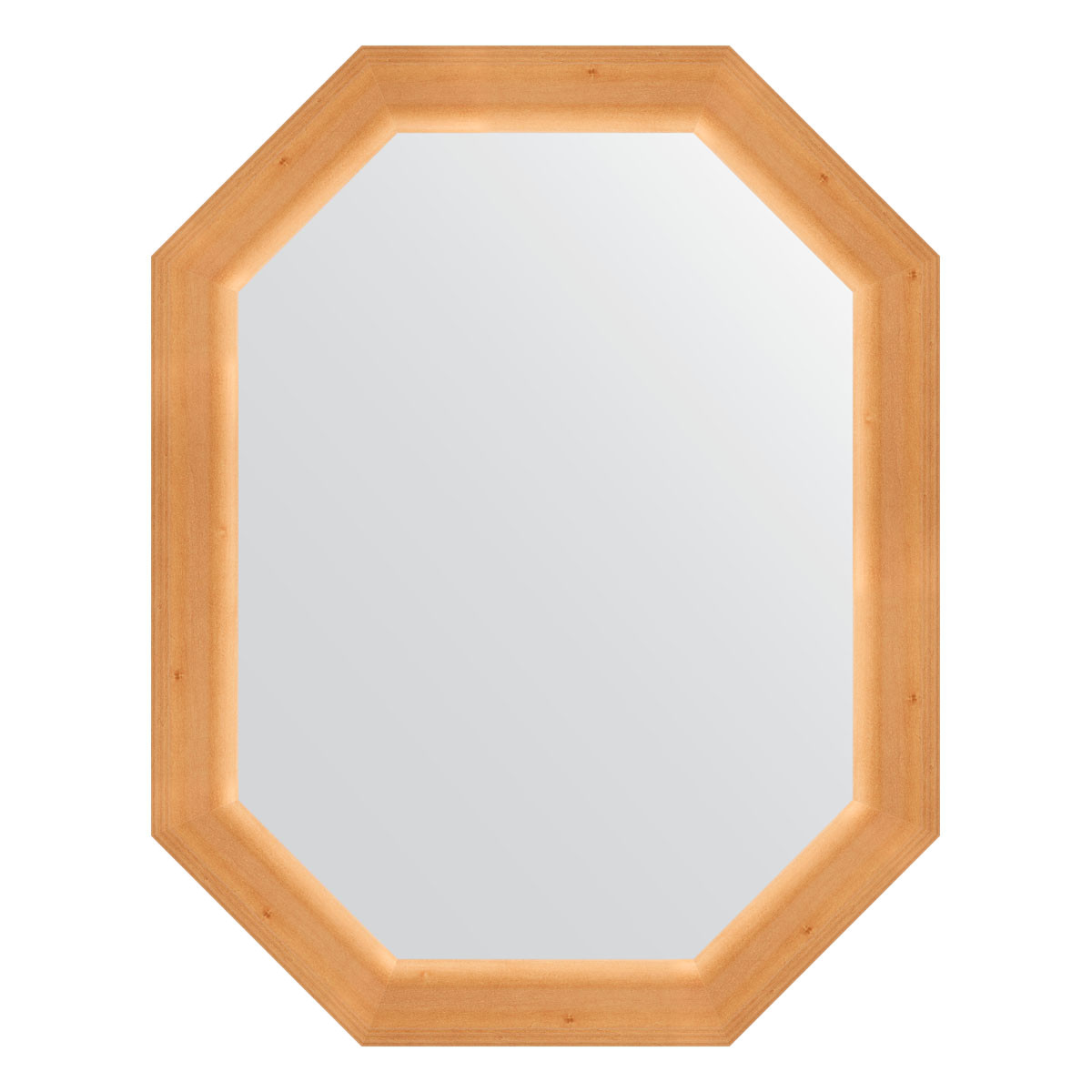 Зеркало в багетной раме - сосна 56х71см Evoform Octagon BY 7062