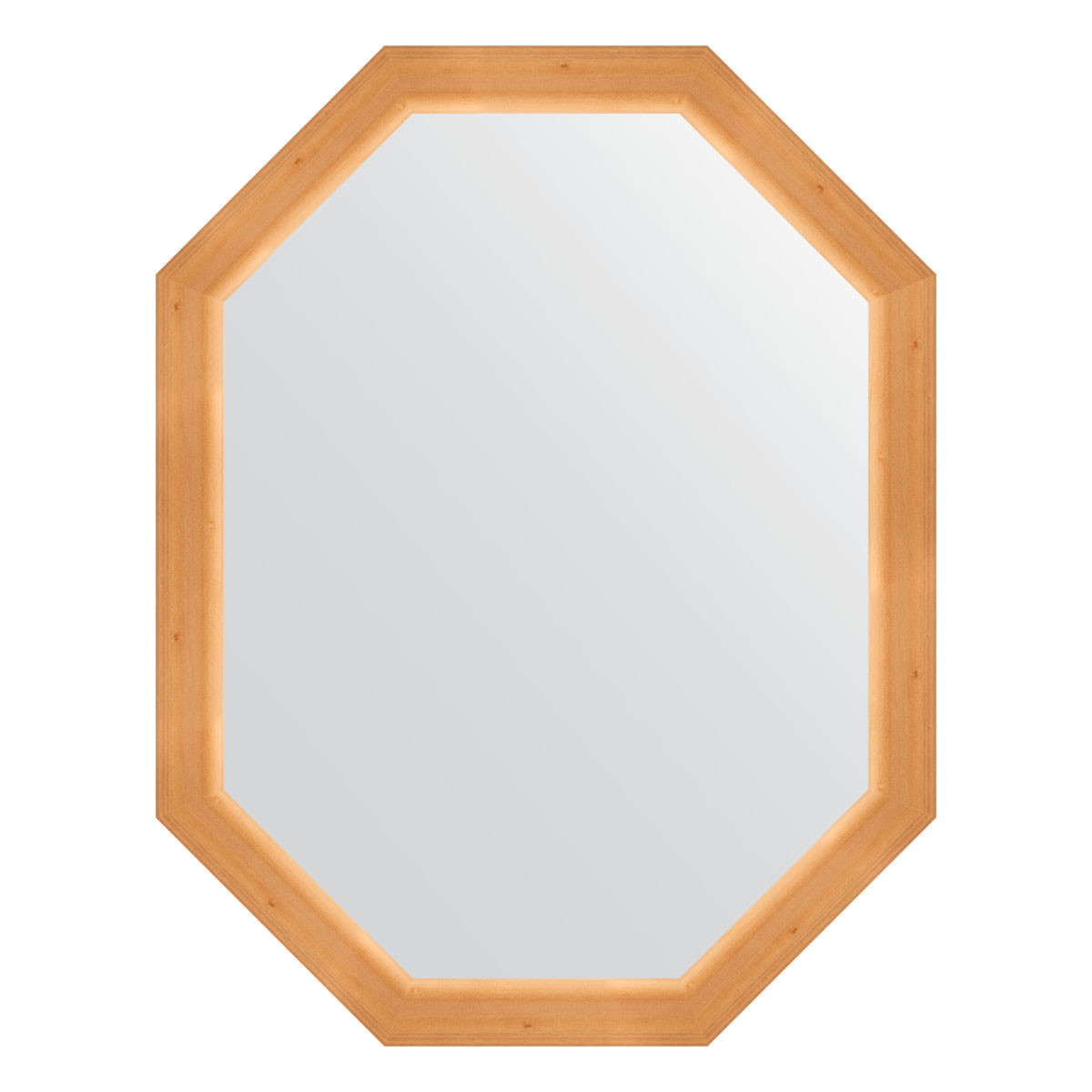 Зеркало в багетной раме - сосна 71х91см Evoform Octagon BY 7064