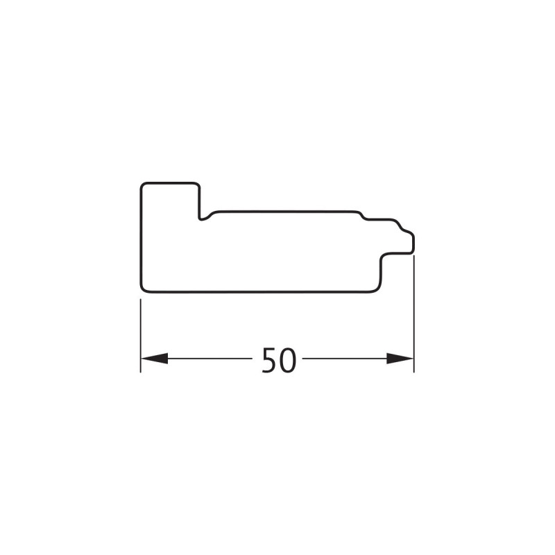 Зеркало в багетной раме - состаренное дерево с плетением 59х59см Evoform Octagon BY 7413