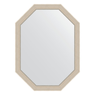 Зеркало в багетной раме - травленое серебро 59х79см Evoform Octagon BY 7283