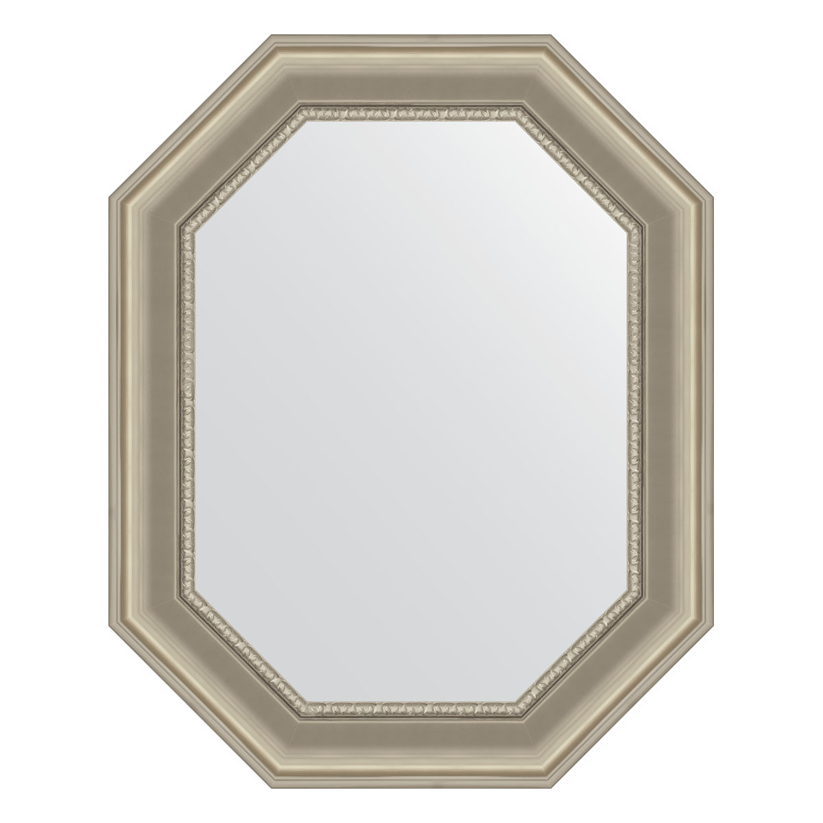 Зеркало в багетной раме - хамелеон 61х76см Evoform Octagon BY 7174