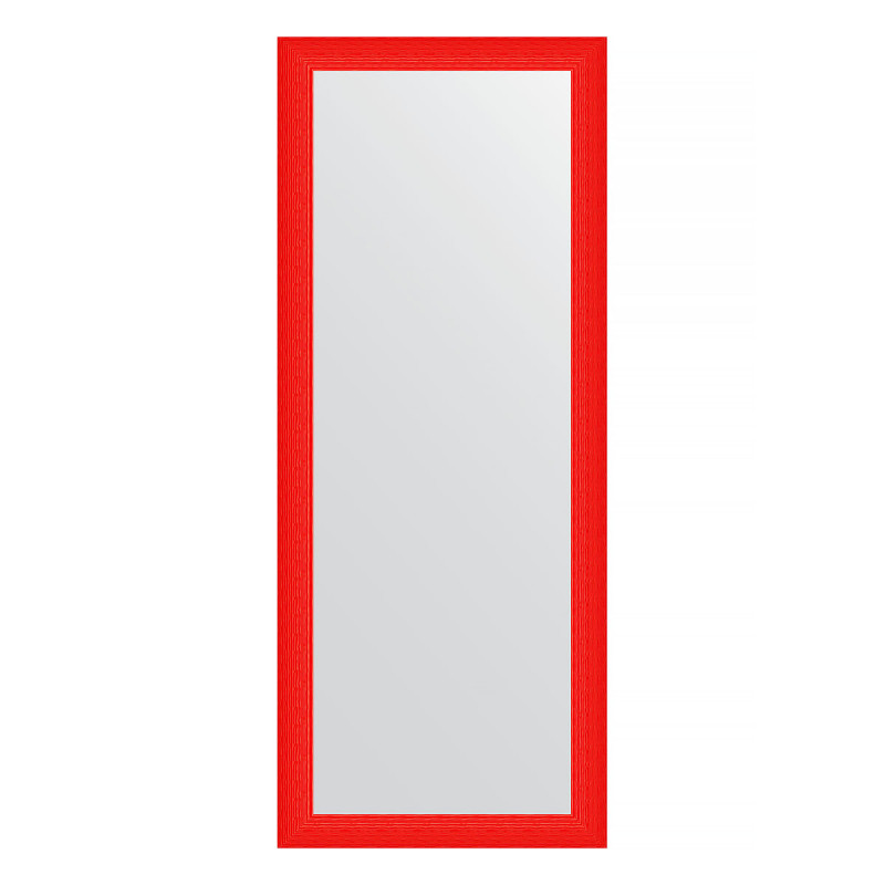 Зеркало в багетной раме - красная волна 82х201см Evoform Definite BY 6037