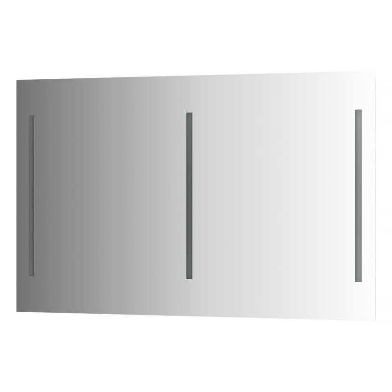 Зеркало с тремя встроенными LED светильниками 16W 120х75см Evoform Ledline BY 2121