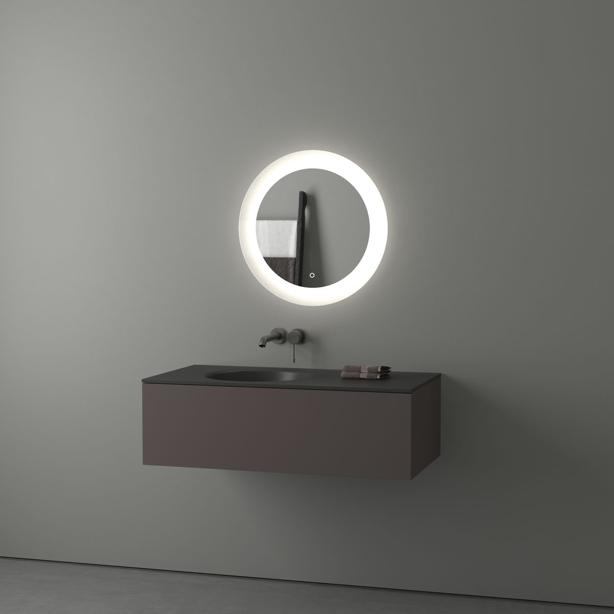 Зеркало с LED подсветкой 13,5W 60х60см Evoform Ledshine BY 2623